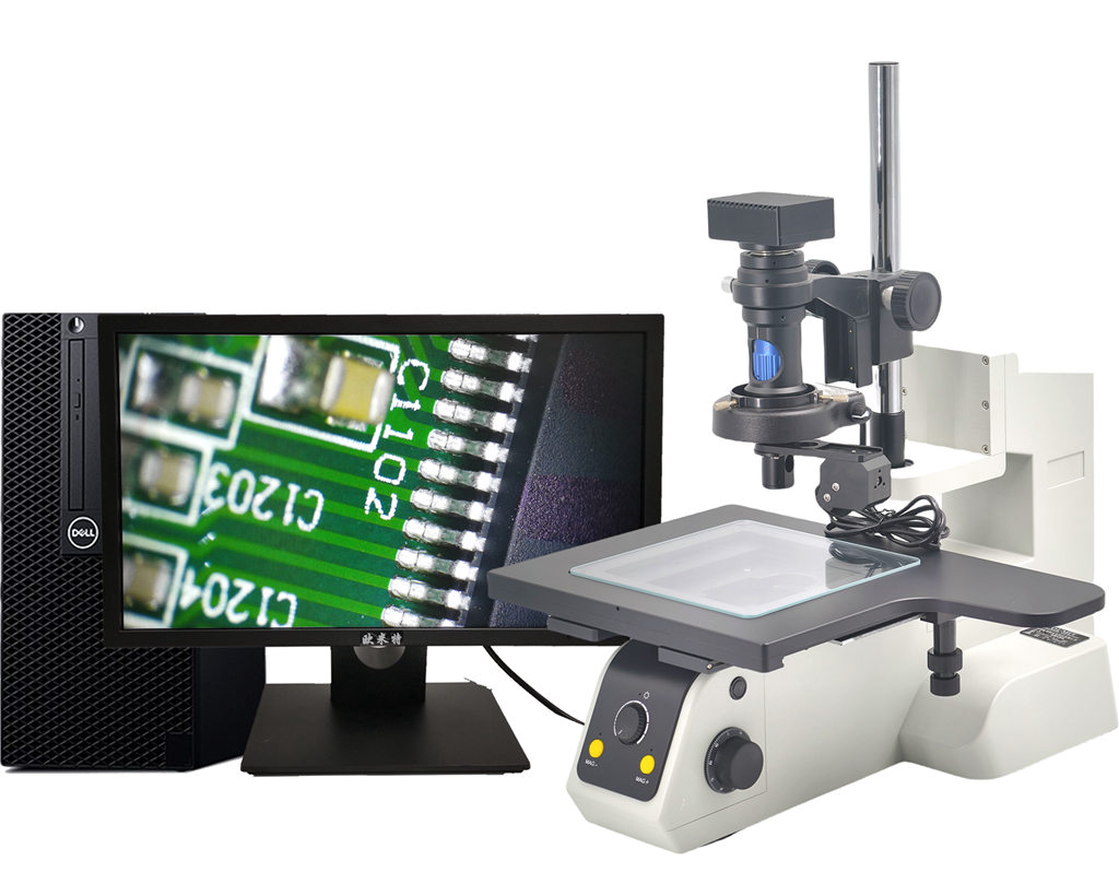 嘉兴OMT-6060HC高清4K手动三维视频测量显微镜